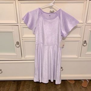 Lilac glittery dress size 10/12